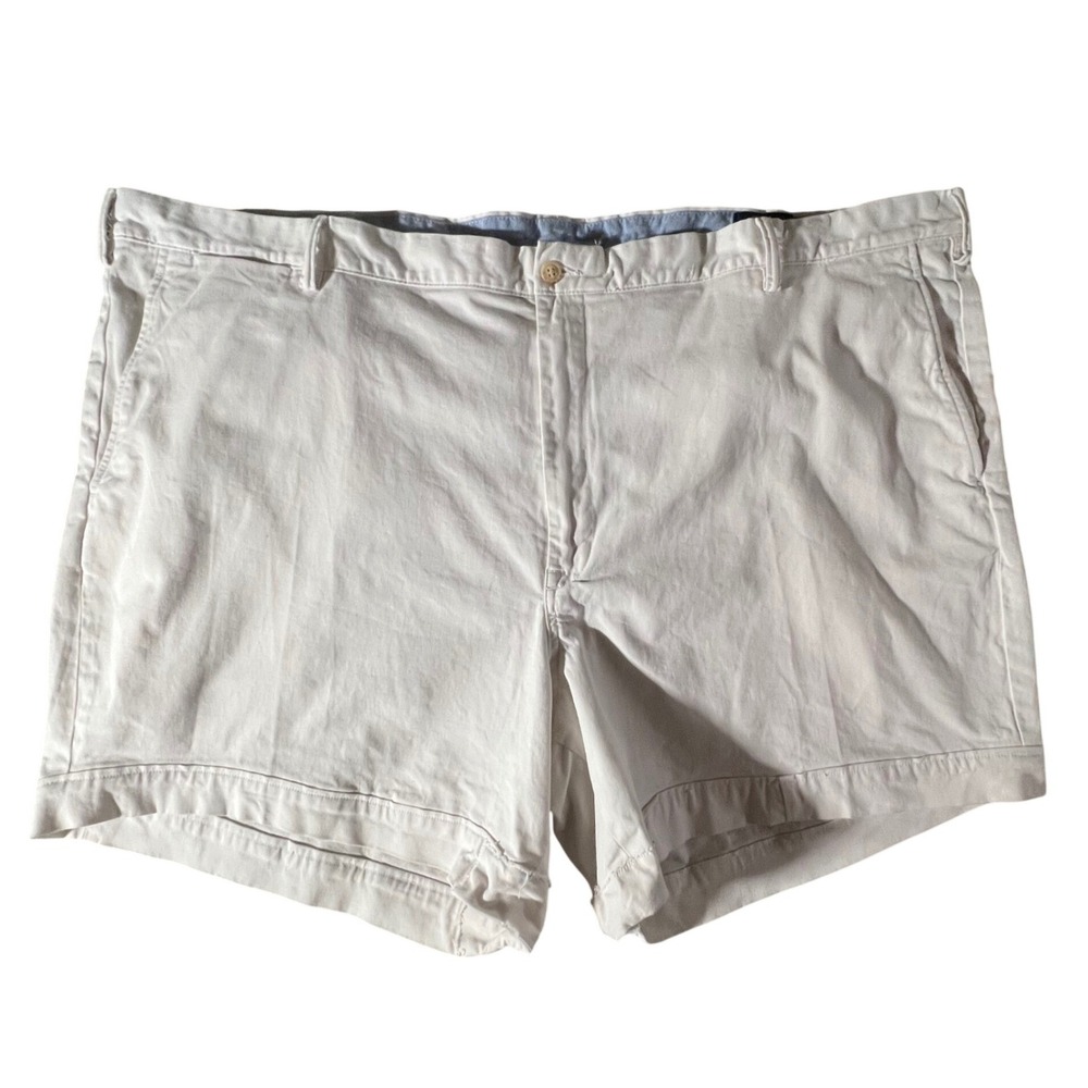 Polo Ralph Lauren Chino Shorts Mens 48‎ White Classic Fit  Stretch Cotton
